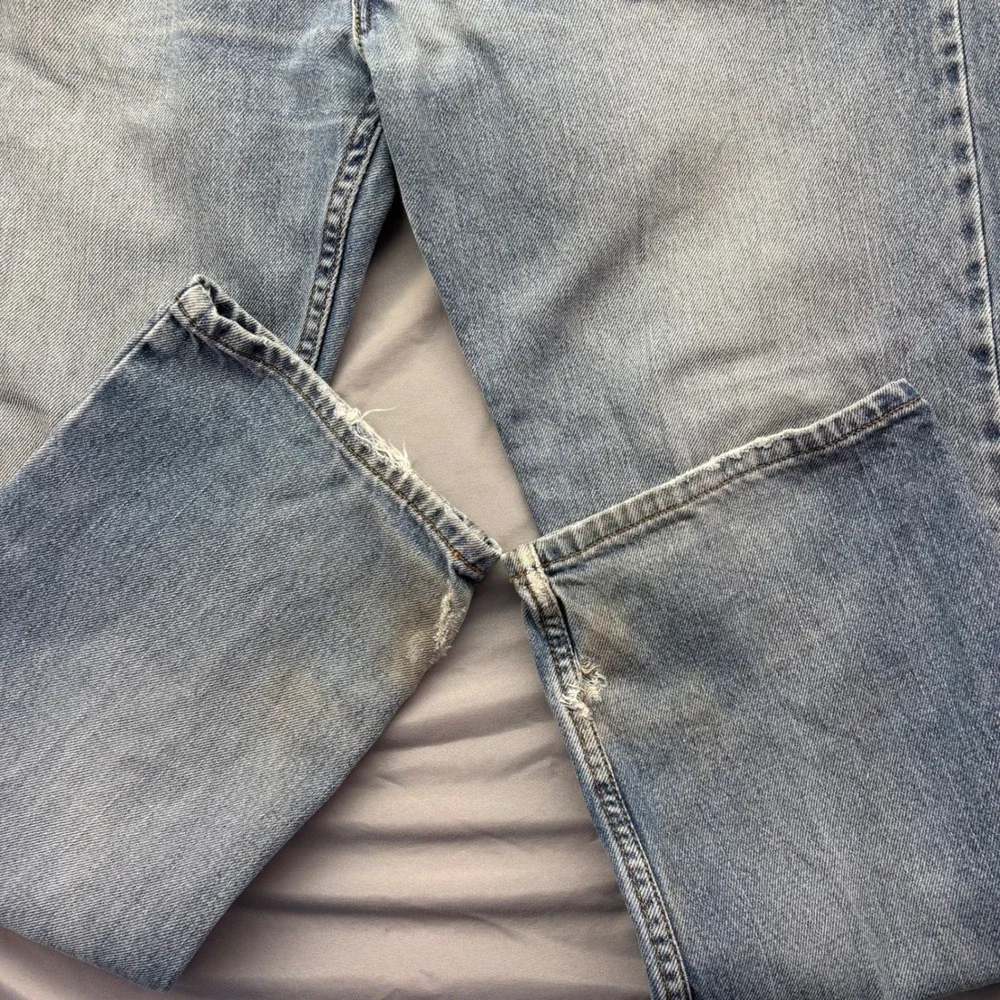 Levis 505 Regular Fit Mens Jeans Light Wash Denim‎ 36x32 Straight Leg 100 Cotton